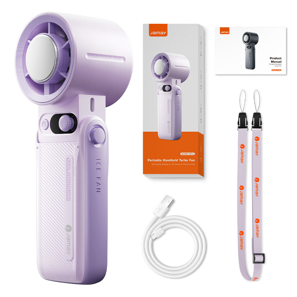 TurboFan Rechargeable Mini Cooling Fan